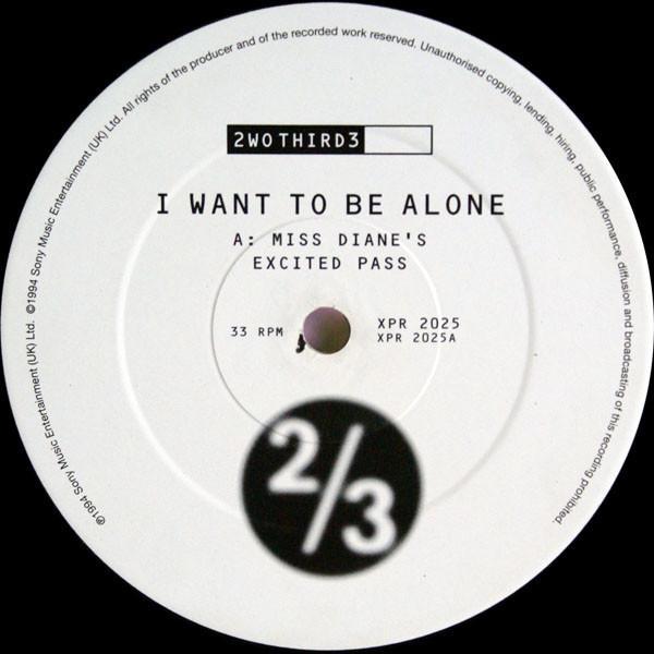 2wo Third3 - I Want To Be Alone