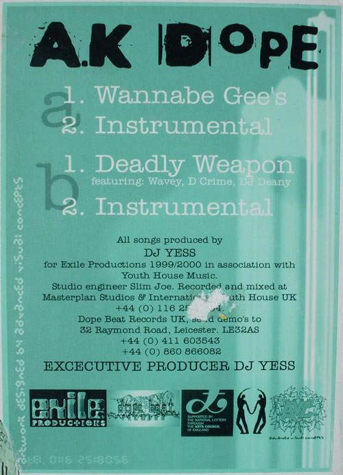 AK Dope - Wannabe Gee's