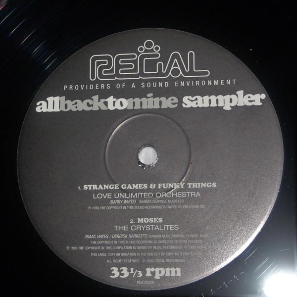  - All Back To Mine Sampler