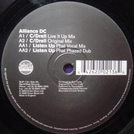 Alliance DC - C/Drell / Listen Up