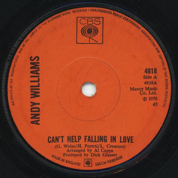 Andy Williams - Can't Help Falling In Love