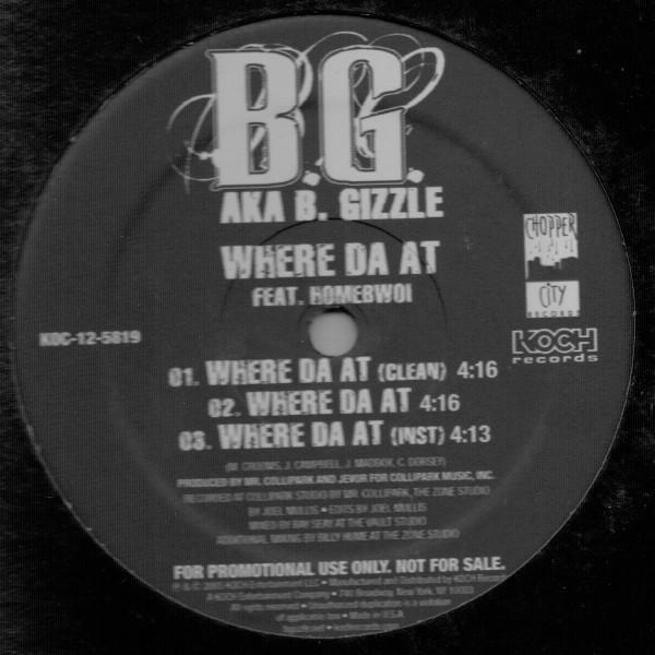 B.G., Homebwoi - Where Da At