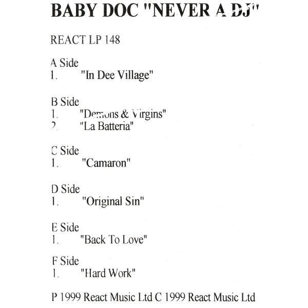 Baby Doc - Never A DJ