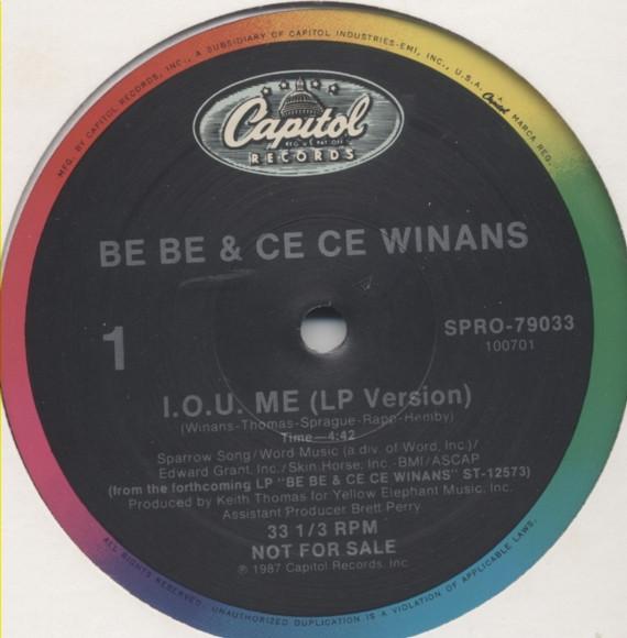 Bebe & Cece Winans - I.O.U. Me
