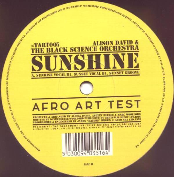 Black Science Orchestra, Alison David - Sunshine