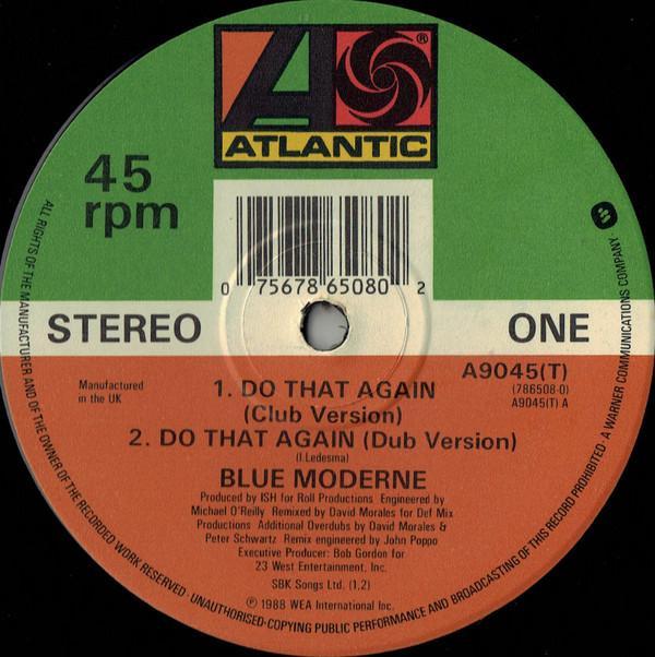 Blue Moderne - Do That Again