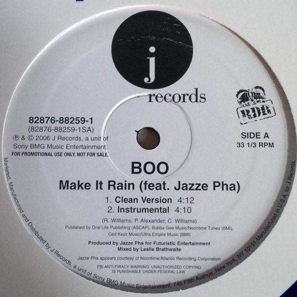 Boo (4), Jazze Pha - Make It Rain