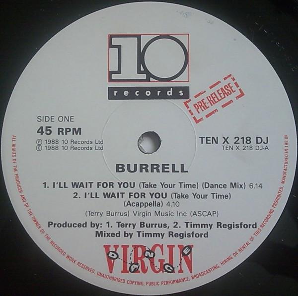 Burrell - I'll Wait For You (Take Your Time)
