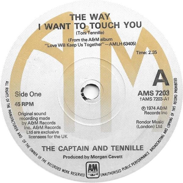 Captain And Tennille - The Way I Want To Touch You