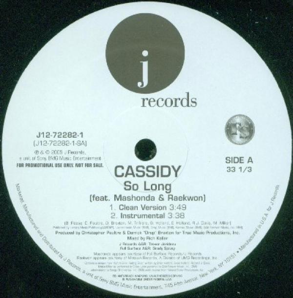 Cassidy (3), Mashonda, Raekwon - So Long