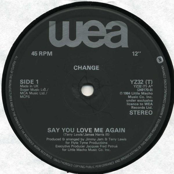 Change - Say You Love Me Again / Change Medley