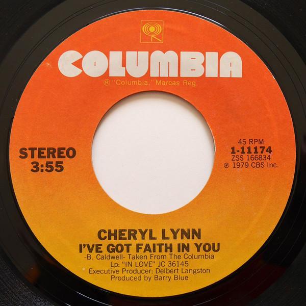 Cheryl Lynn - I've Got Faith In You