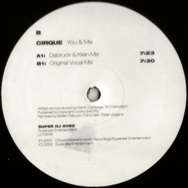 Cirque - You & Me