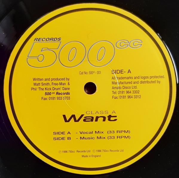 Class A  - Want