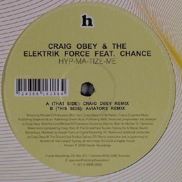 Craig Obey, The Elektrik Force - Hyp-Ma-Tize-Me