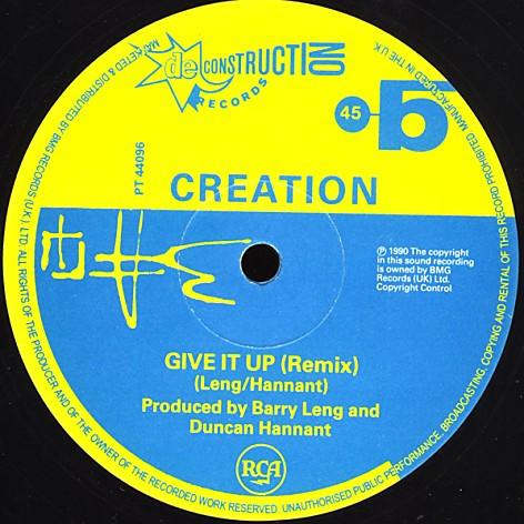 Creation - Give It Up