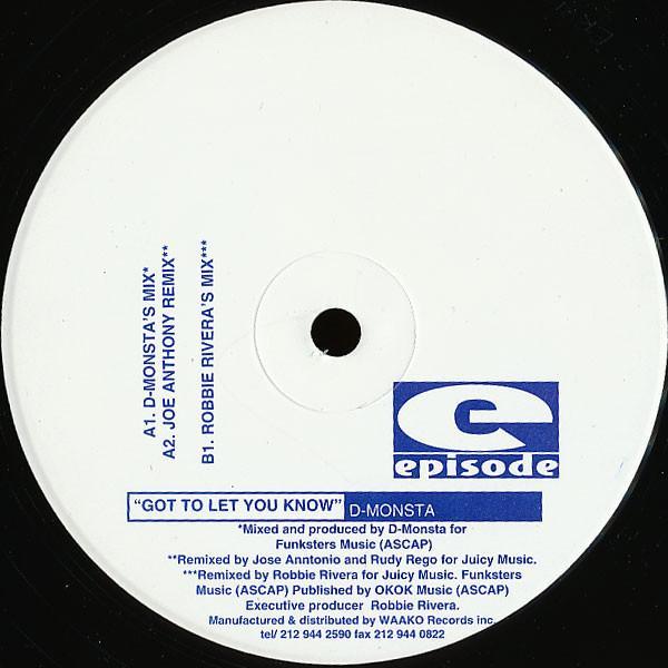 D-Monsta - Got To Let You Know