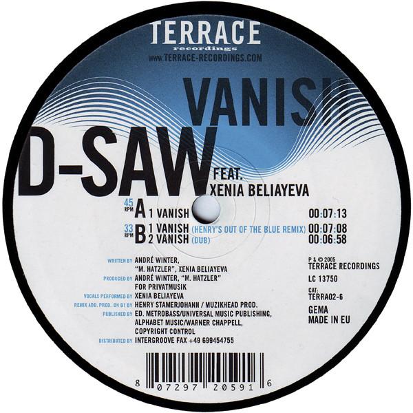 D-Saw, Xenia Beliayeva - Vanish