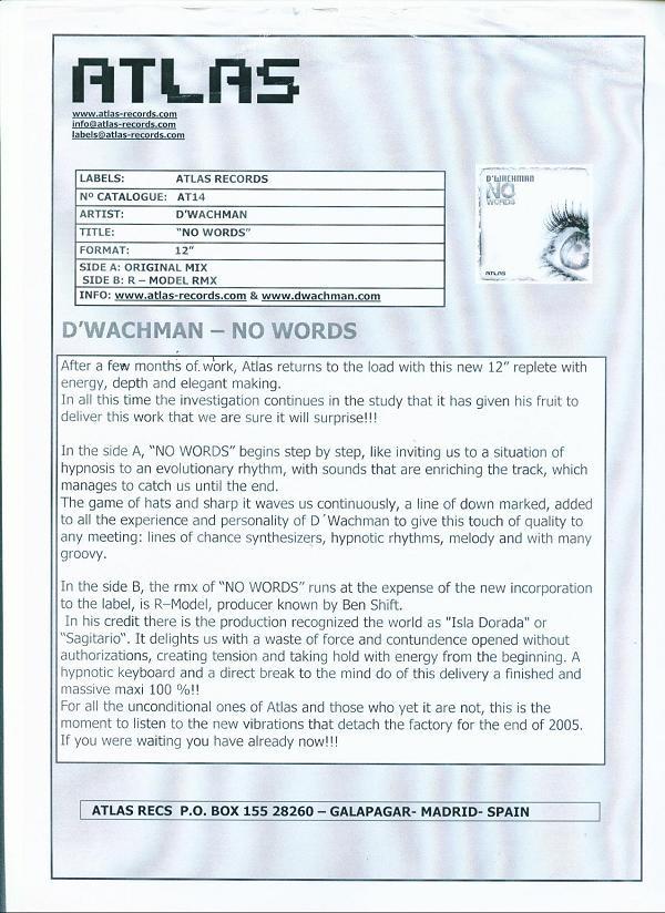 D'Wachman - No Words