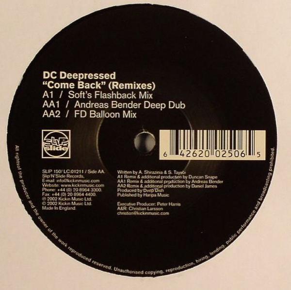 DC Deepressed - Come Back (Remixes)