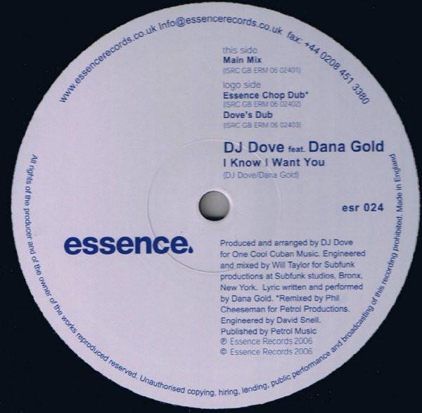 DJ Dove, Dana Gold - I Know I Want You