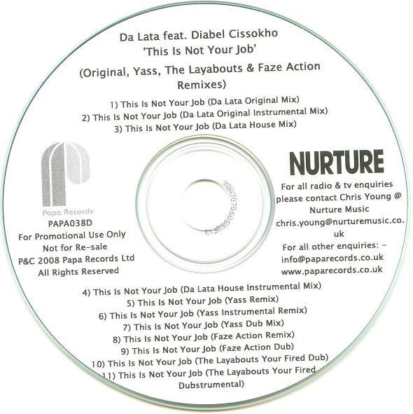 Da Lata, Diabel Cissokho - This Is Not Your Job