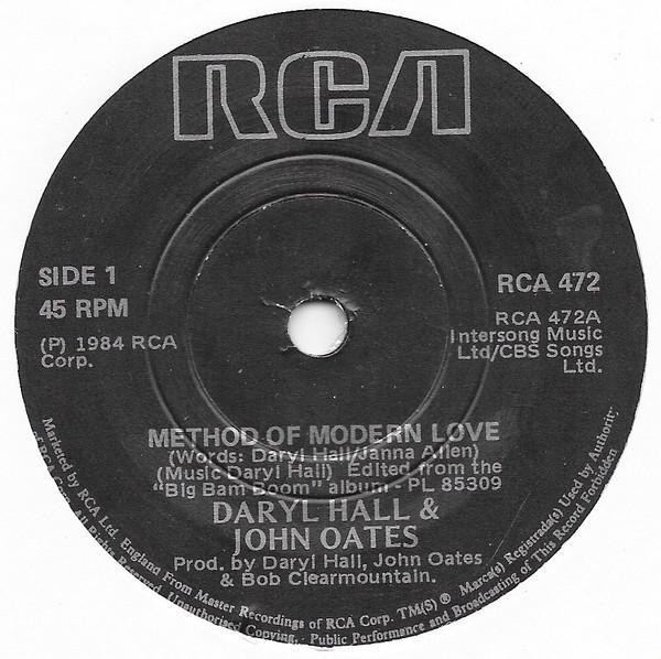 Daryl Hall & John Oates - Method Of Modern Love