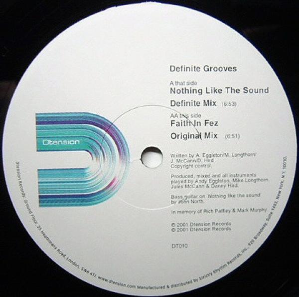 Definite Grooves - Nothing Like The Sound