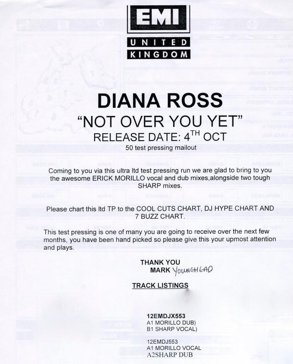 Diana Ross - Not Over You Yet