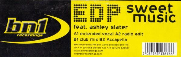 EDP, Ashley Slater - Sweet Music