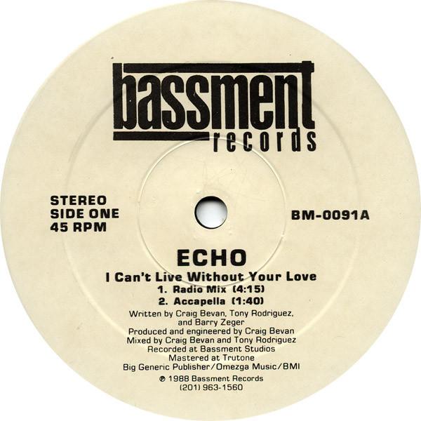 Echo (5) - I Can't Live Without Your Love