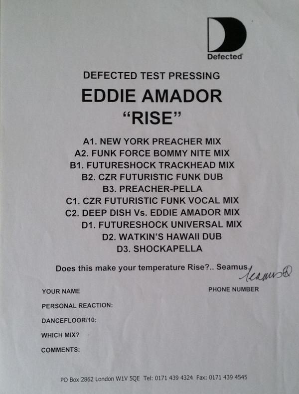 Eddie Amador - Rise
