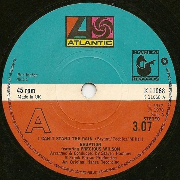 Eruption (4), Precious Wilson - I Can't Stand The Rain