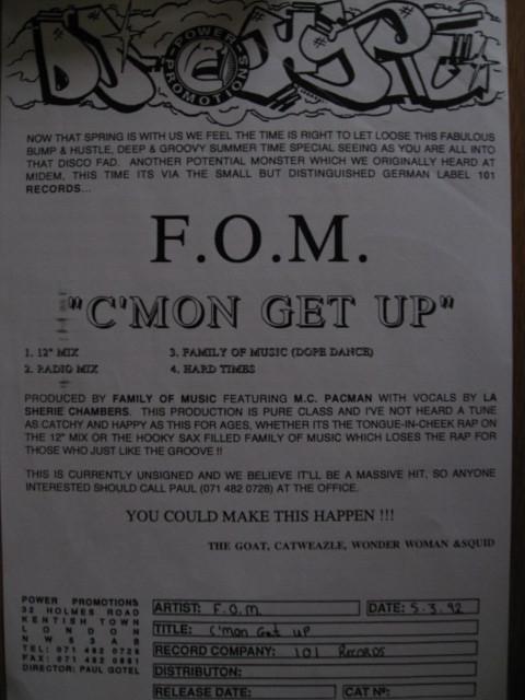 F.O.M. - C'mon Get Up
