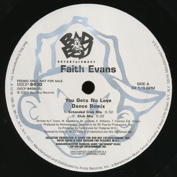 Faith Evans - You Gets No Love (Dance Remix)