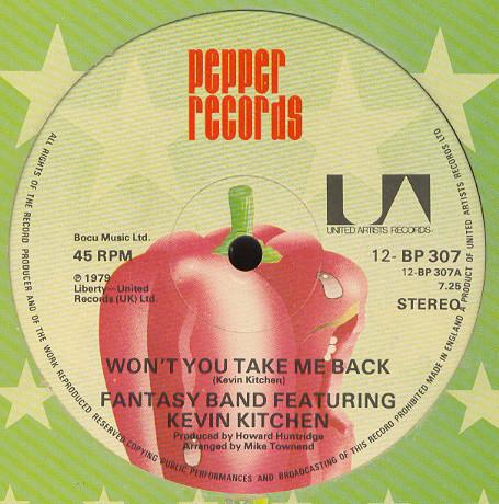 Fantasy Band, Kevin Kitchen - Won't You Take Me Back / Thank You All