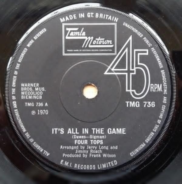 Four Tops - It's All In The Game
