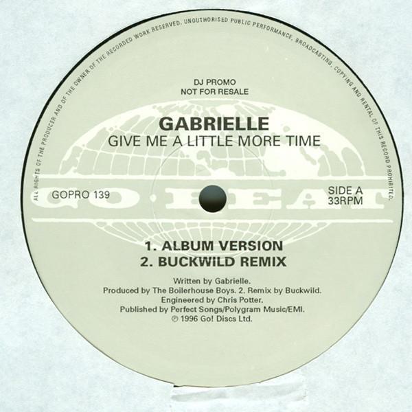 Gabrielle - Give Me A Little More Time