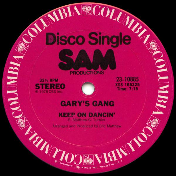 Gary's Gang - Keep On Dancin' / Do It At The Disco