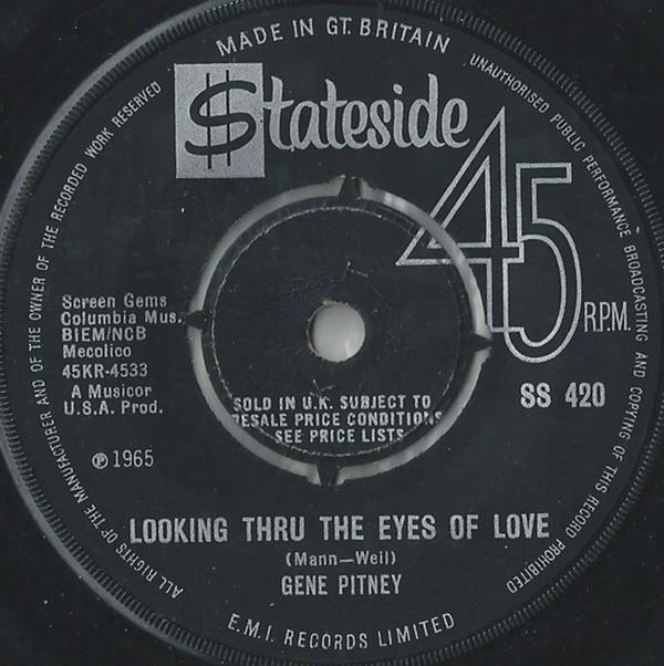 Gene Pitney - Looking Thru The Eyes Of Love