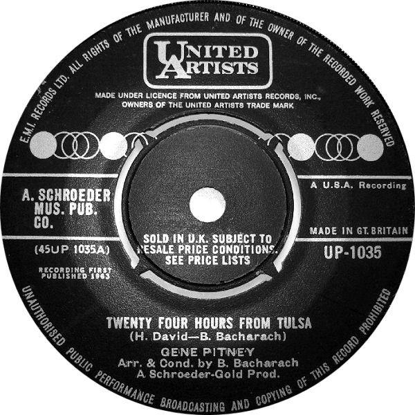 Gene Pitney - Twenty Four Hours From Tulsa