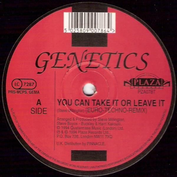 Genetics (3) - You Can Take It Or Leave It