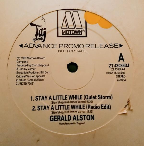 Gerald Alston - Stay A Little While