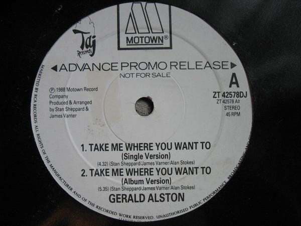 Gerald Alston - Take Me Where You Want To