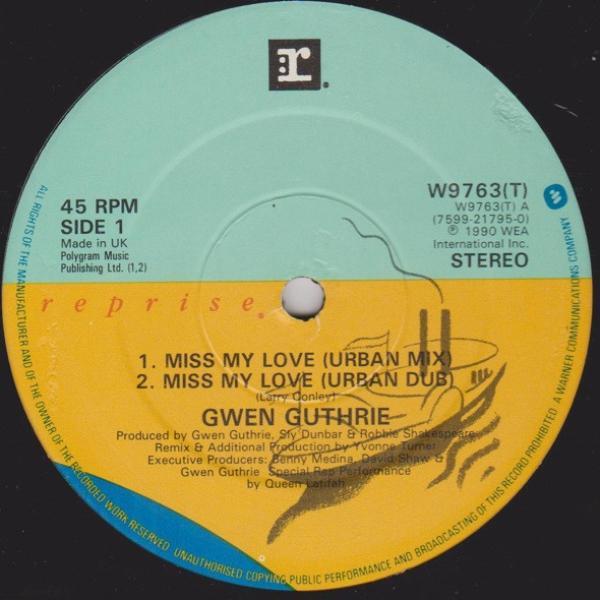 Gwen Guthrie - Miss My Love