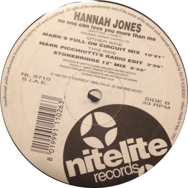 Hannah Jones - No One Can Love You More Than Me