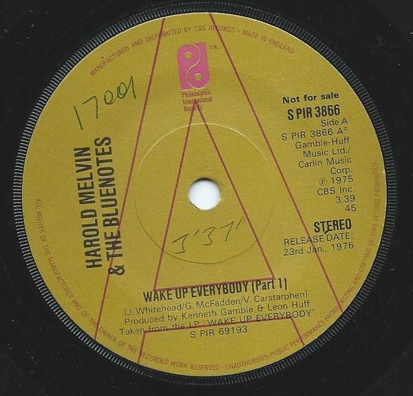 Harold Melvin And The Blue Notes - Wake Up Everybody