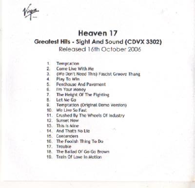 Heaven 17 - Greatest Hits