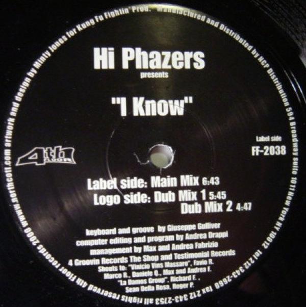 Hi Phazers - I Know