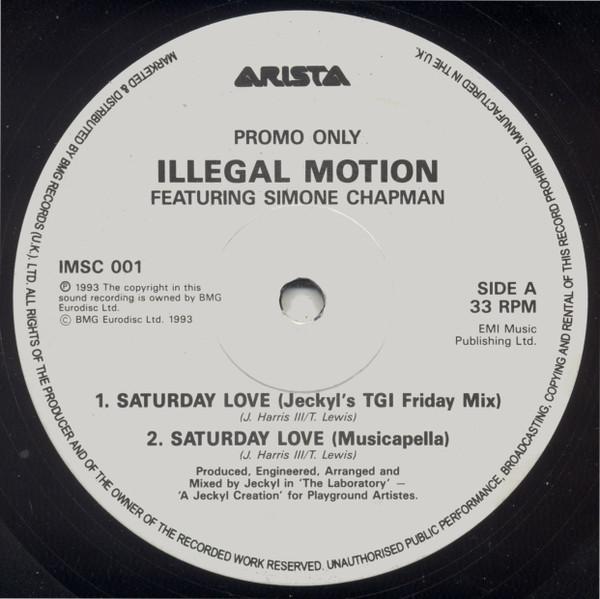 Illegal Motion, Simone Chapman - Saturday Love